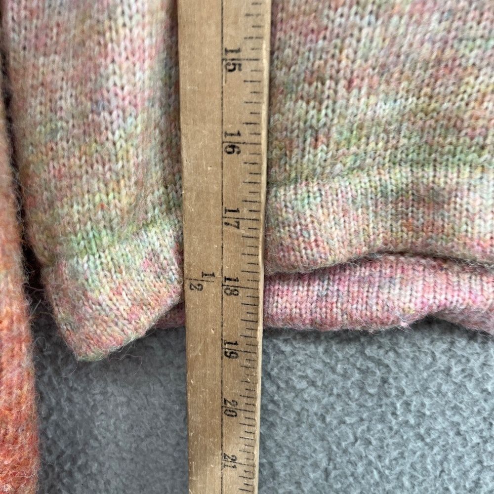 Belle du jour sweater rainbow ombre mock neck quarter zip pullover XS - Picture 9 of 12